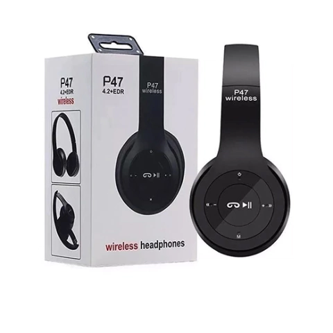 Auriculares BT vincha P47 - Negro