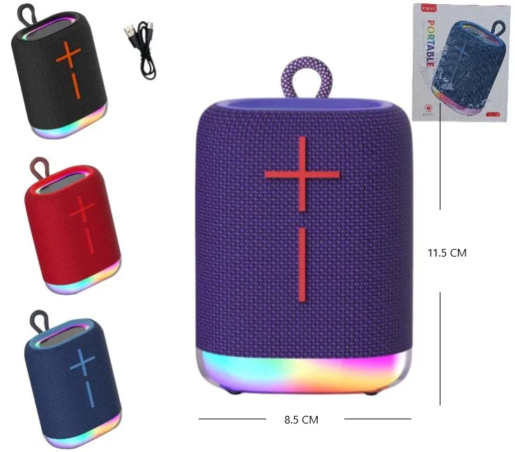 KTS 2818- Parlante BT Portátil RGB